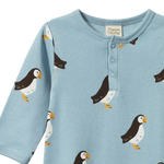 HENLEY PYJAMA SUIT | Puffin Print-Web-hover