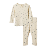 2Pc Long Sleeve Pyjama Set Pointelle - pj sets - Nature Baby