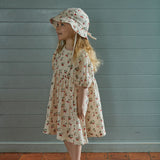 ALBERTINE DRESS MUSLIN | Strawberry Blush Print-Extra Img - 1