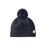 ALPINE POM POM BEANIE | Navy-Web-front