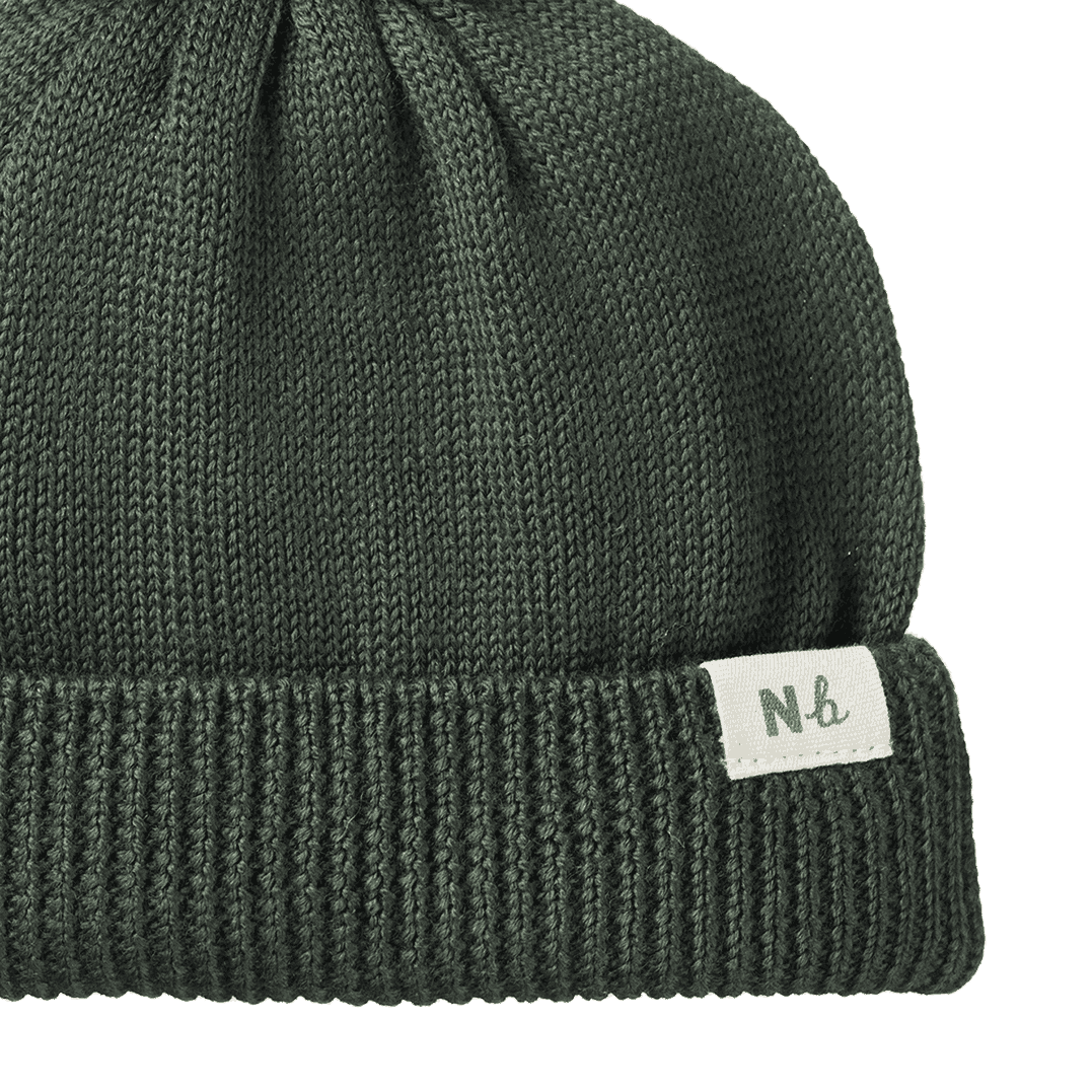 ALPINE POM POM BEANIE | Thyme-Extra Img - 2