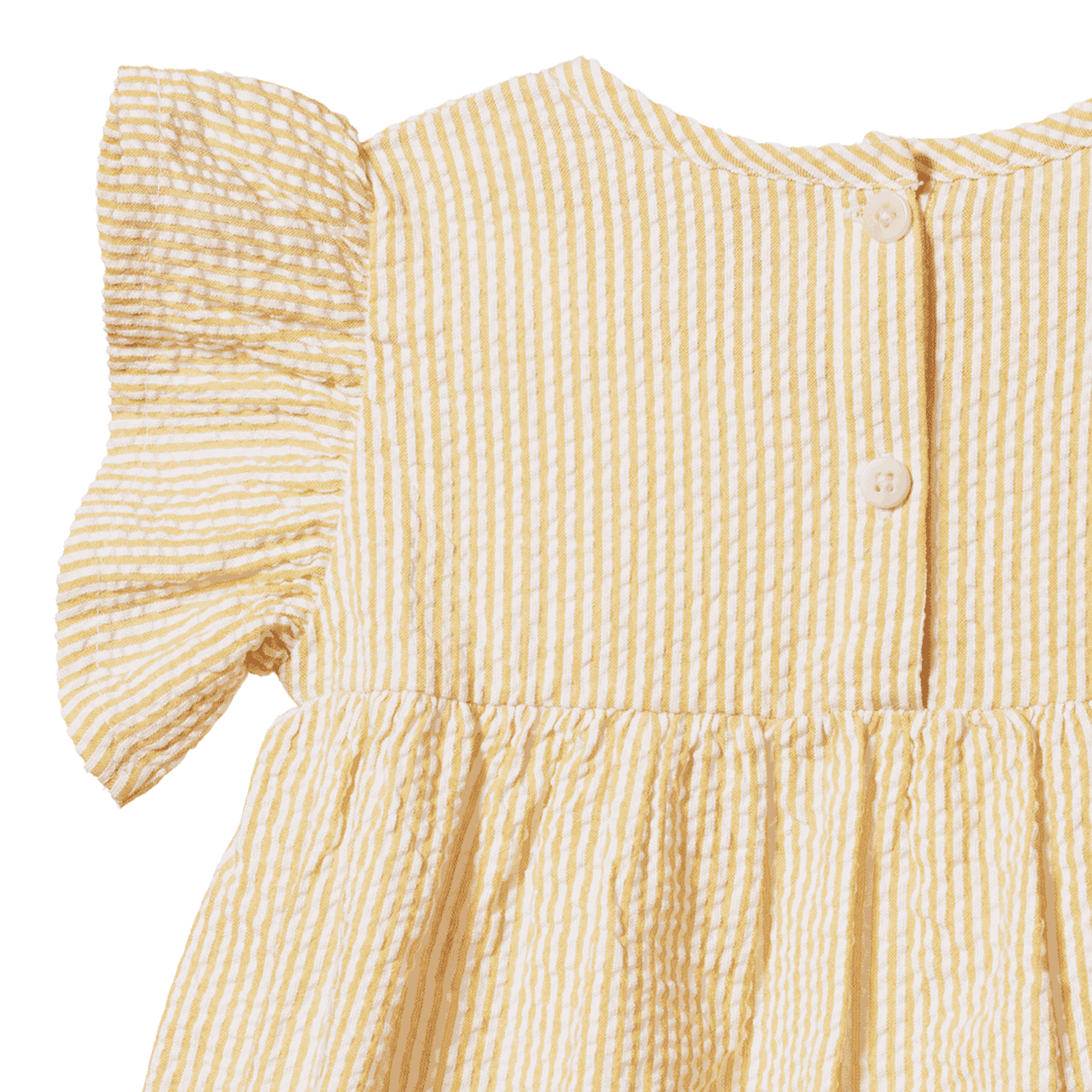 BONNIE DRESS | Golden Stripe-Extra Img - 4