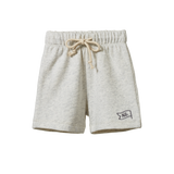 JIMMY SHORTS SWEATSHIRT KNIT | Light Grey Marl-Web-front