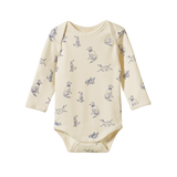 LONG SLEEVE BODYSUIT | Best Friend Print-Web-front