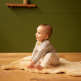 LONG SLEEVE BODYSUIT | Grey Marl Stripe-Web-hover