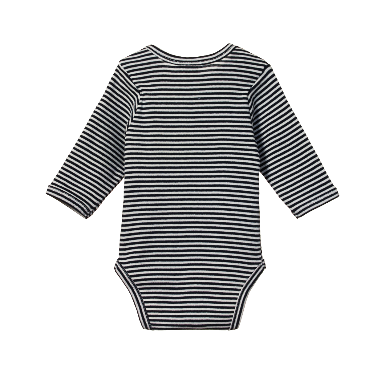 LONG SLEEVE BODYSUIT | Navy Stripe-Extra Img - 1