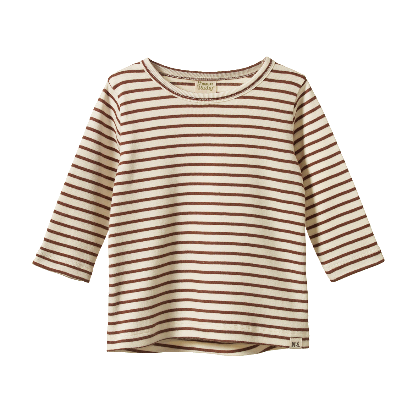 LONG SLEEVE RIVER TEE | Pinecone Sailor Stripe-Web-front