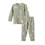 2Pc Long Sleeve Waffle Pyjamas - pj sets - Nature Baby