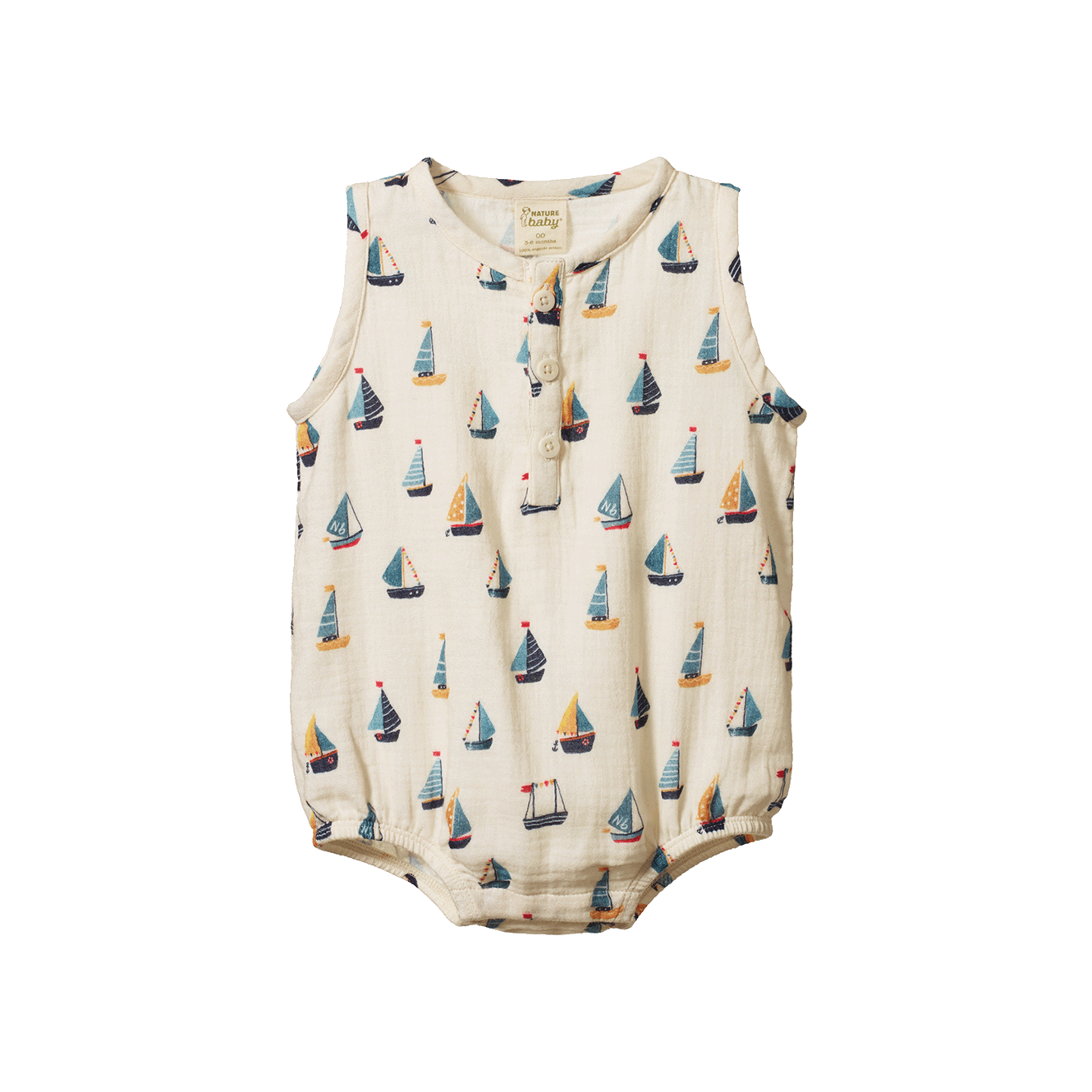 Cedar Suit Muslin - playsuits - Nature Baby