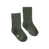 ORGANIC COTTON RIB SOCKS | Thyme-Web-front