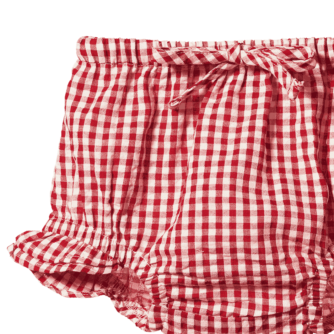 PETAL SET GINGHAM | Red Check-Extra Img - 3
