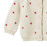 PIPER CARDIGAN | Raspberry Print-Extra Img - 3