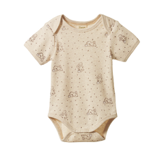 SHORT SLEEVE BODYSUIT | Bramble Burrow Print-Web-front