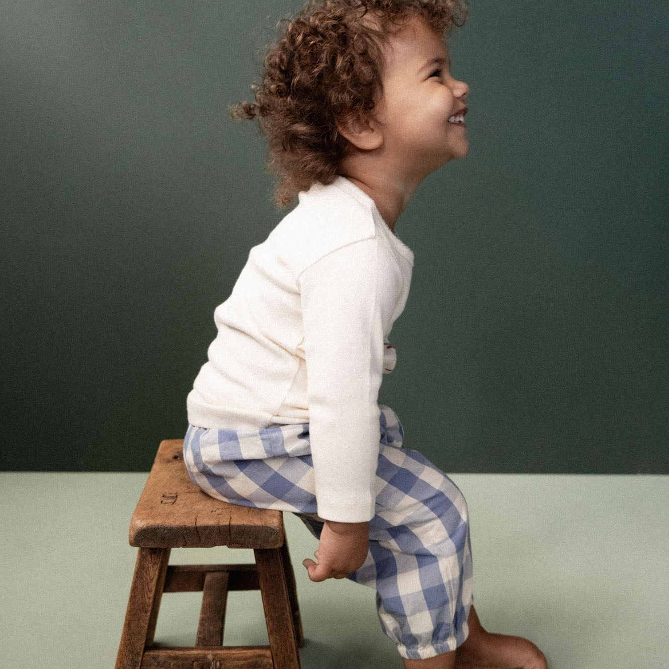 SUNNY PANTS | Bluebelle Check-Extra Img - 1